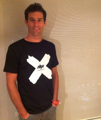 Mark sporting his new #MadeMyMark t-shirt in Brazil.